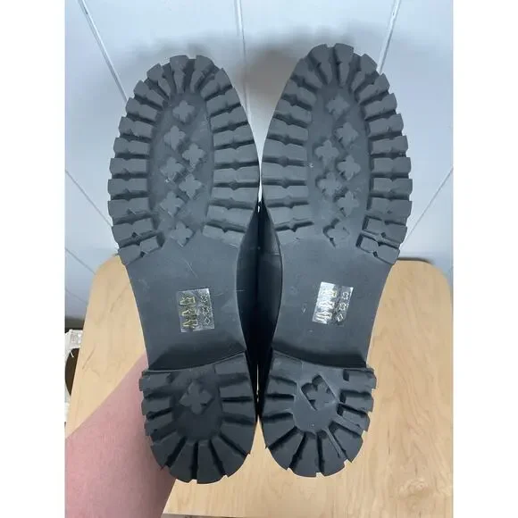 Madewell The Corinne Lugsole Loafer Womens Black Preppy Acedamia Size 10 - Picture 7 of 8